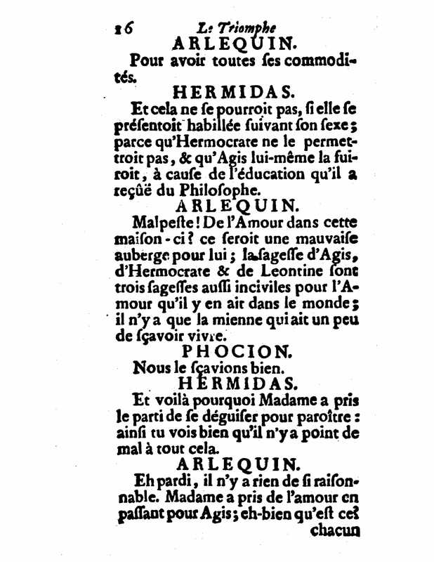 1732 : Le triomphe de l’amour