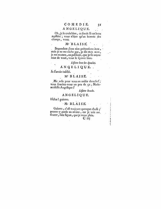 1740 : L’épreuve