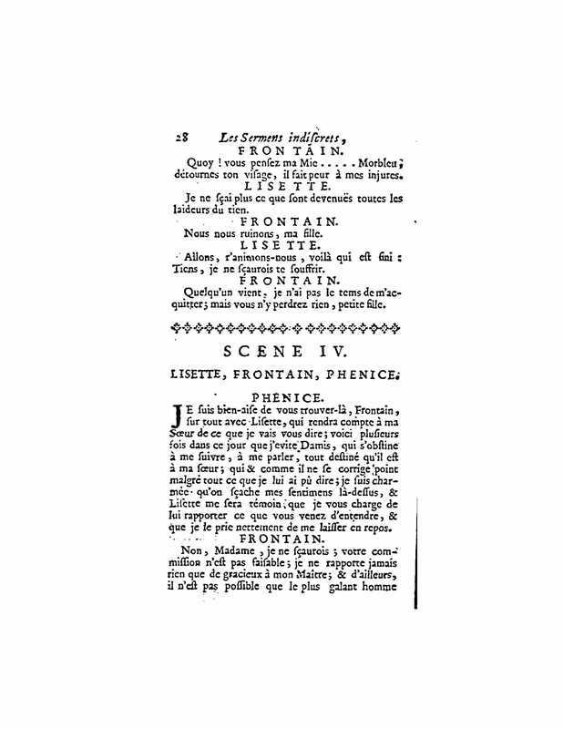 1732 : Les serments indiscrets