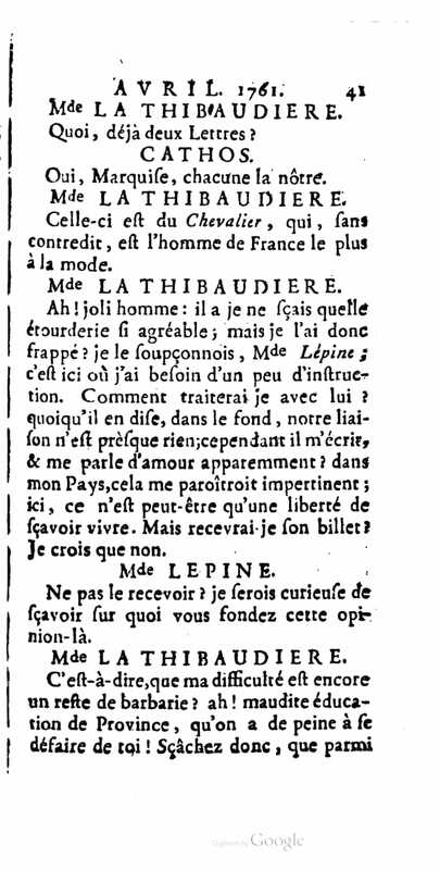 1761 : La provinciale