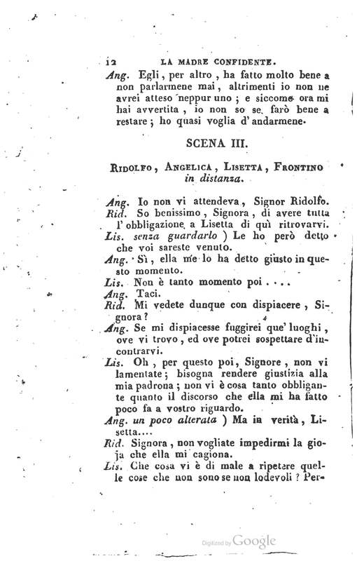 1825: La madre confidente (anonyme)