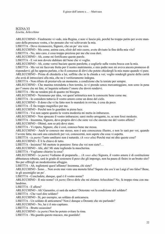2016 [?] : Il gioco dell’amore e del caso (anonyme)