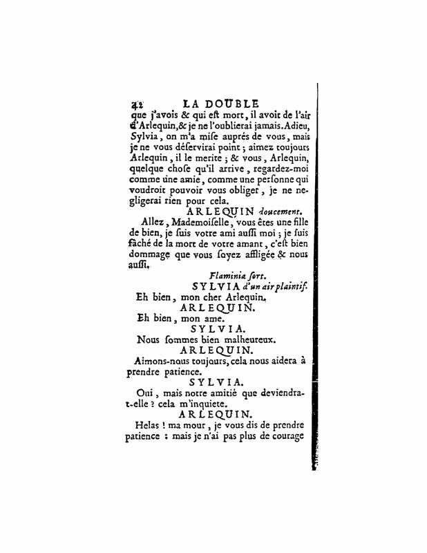 1724 : La double inconstance