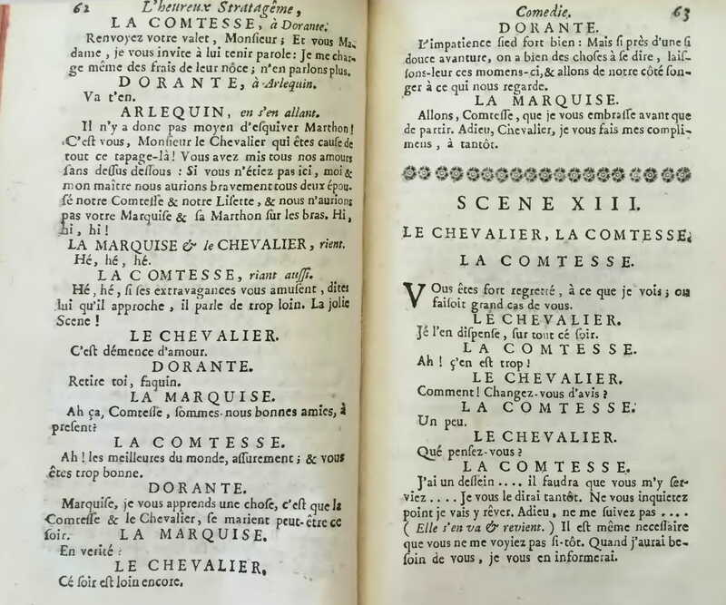 1733 : L’heureux stratagème