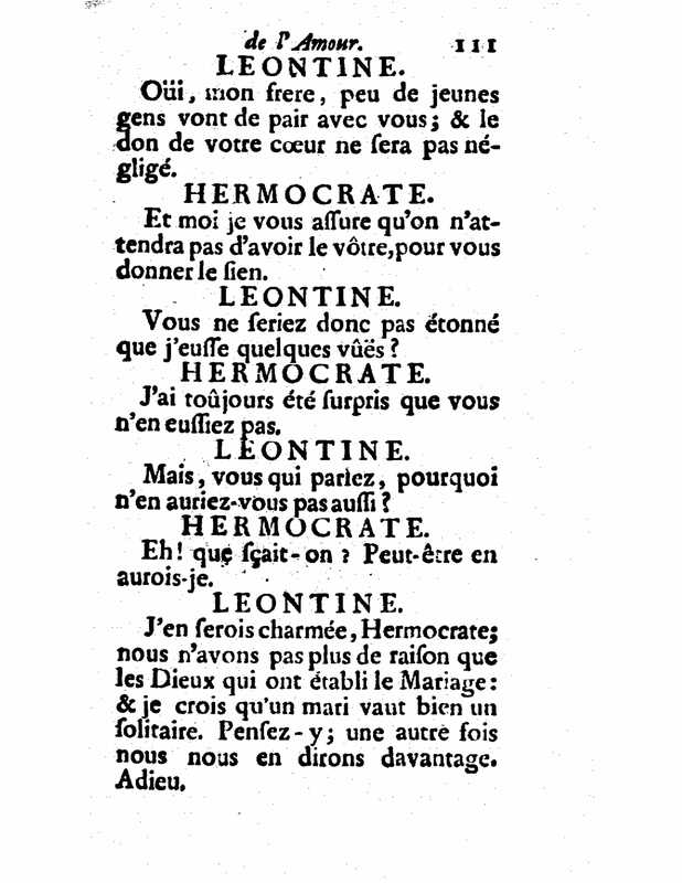 1732 : Le triomphe de l’amour