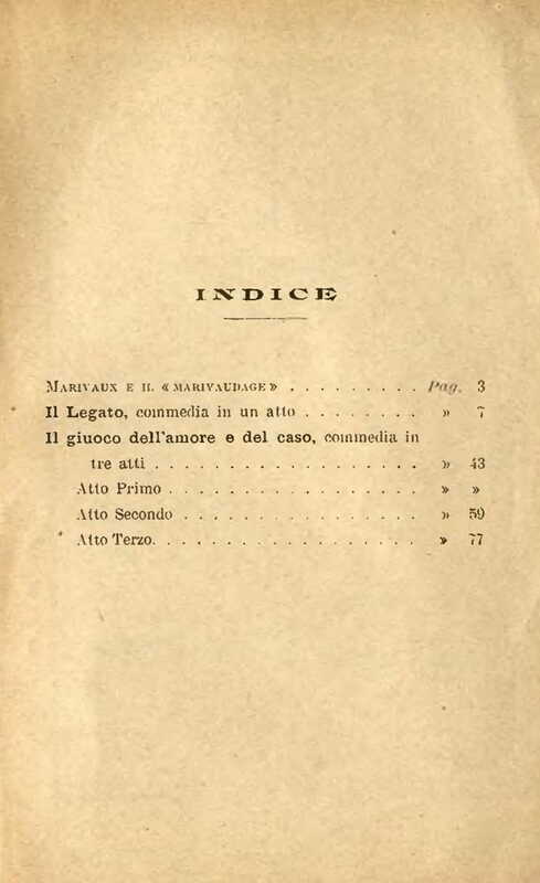 1907 : Il legato (Felicina Sacchetti Parvis)