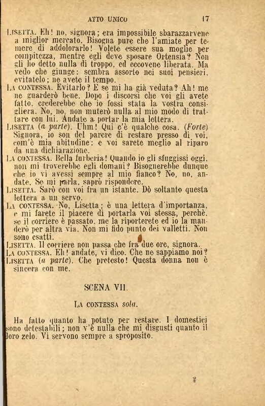 1907 : Il legato (Felicina Sacchetti Parvis)