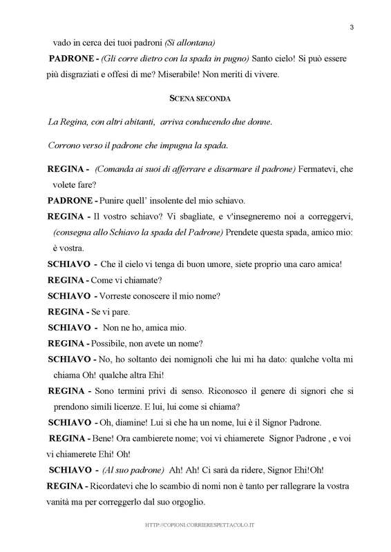 2016 [?] : L’isola degli schiavi [Traduction anonyme]