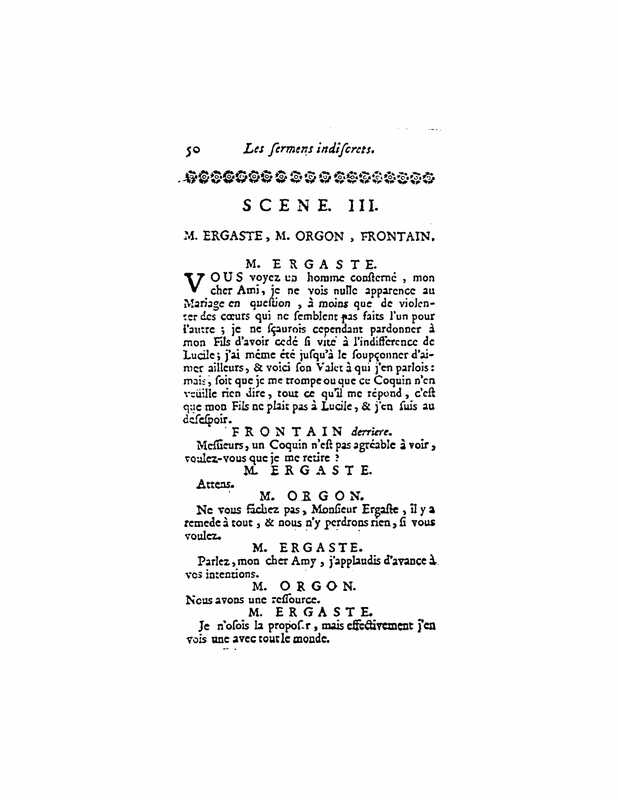 1732 : Les serments indiscrets