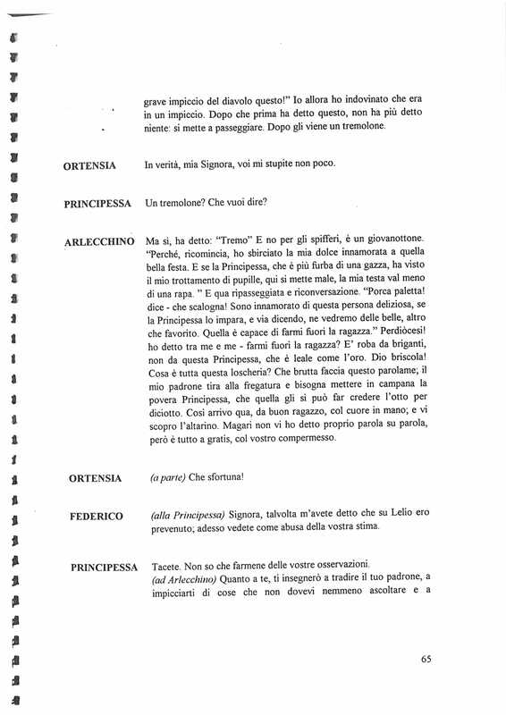 1997 : Il principe travestito (Cristina Pezzoli)