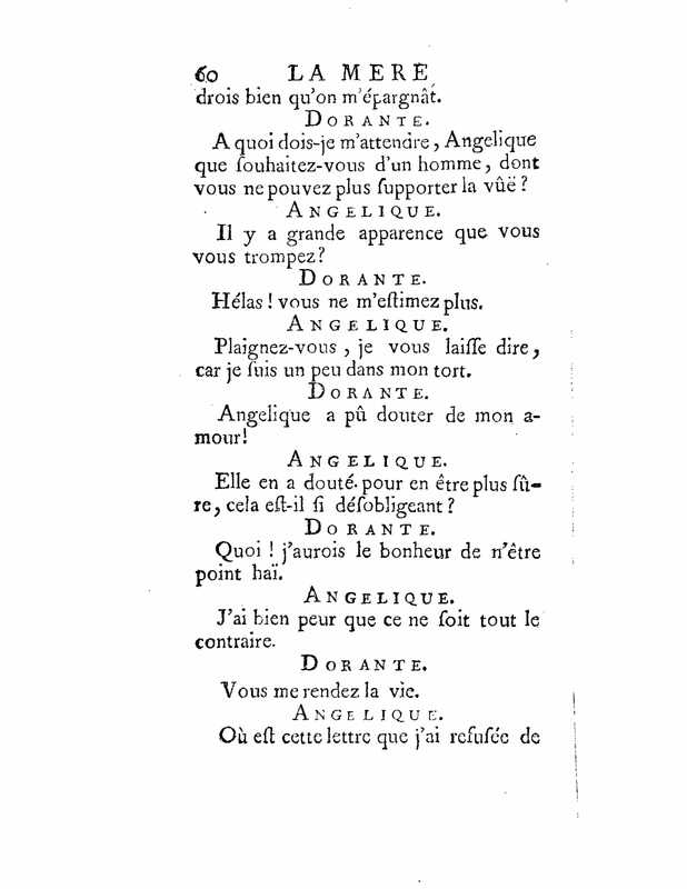 1735 : La mère confidente