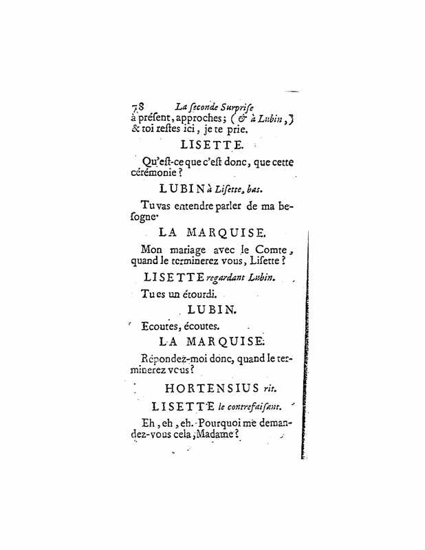 1728 : La seconde surprise de l’amour