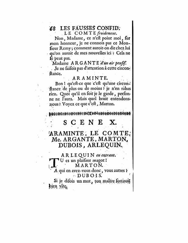 1738 : Les fausses confidences