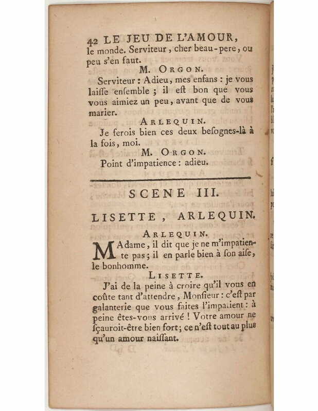 1730 : Le jeu de l’amour et du hasard