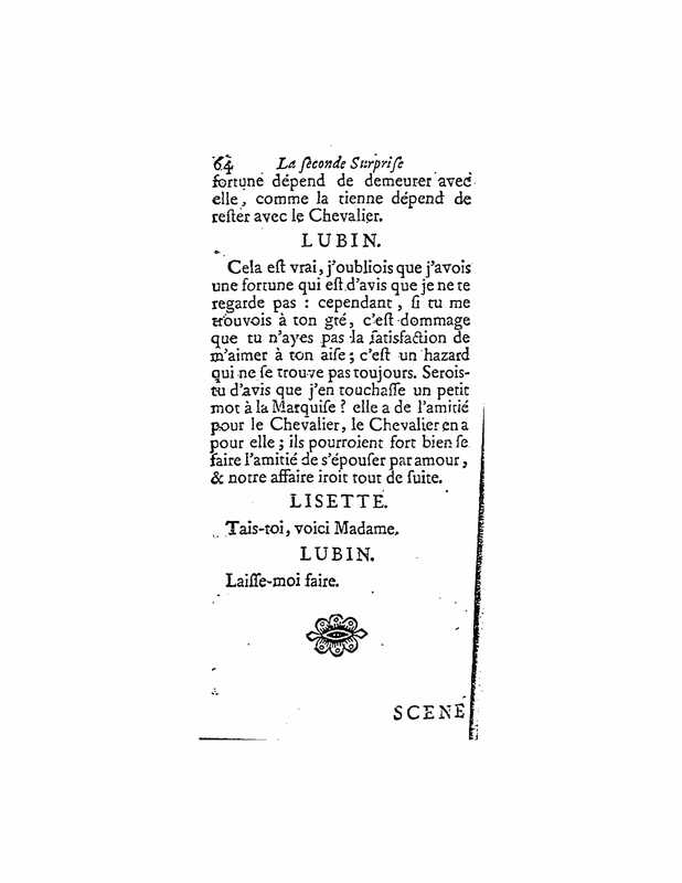 1728 : La seconde surprise de l’amour