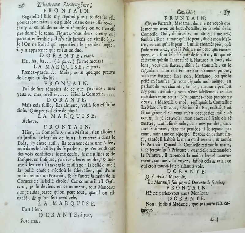 1733 : L’heureux stratagème