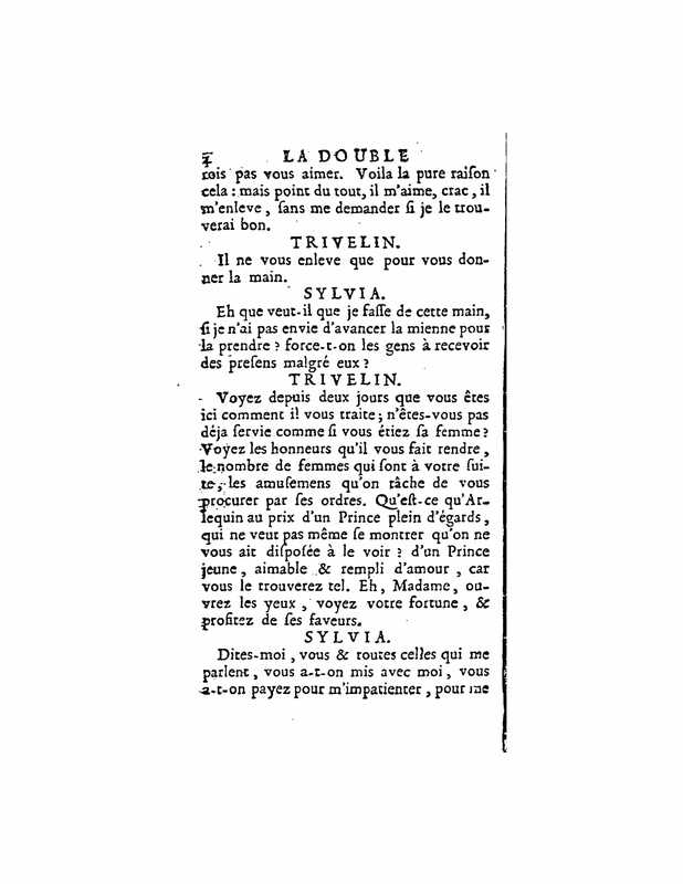 1724 : La double inconstance