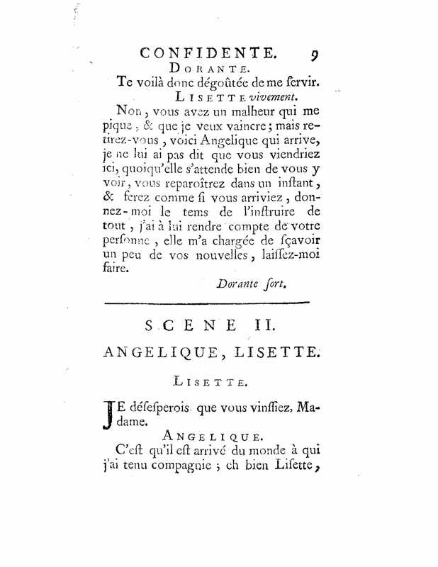 1735 : La mère confidente