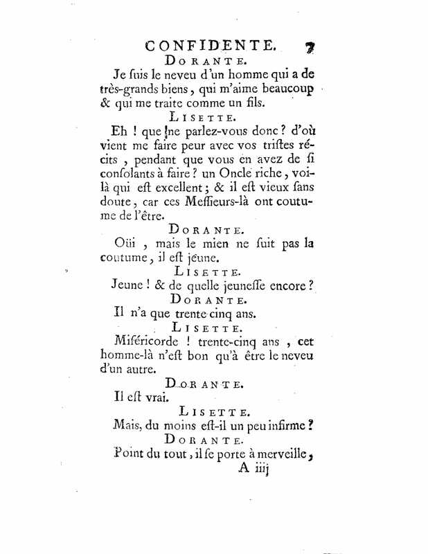 1735 : La mère confidente
