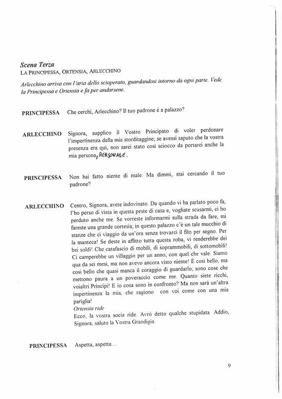 1997 : Il principe travestito (Cristina Pezzoli)