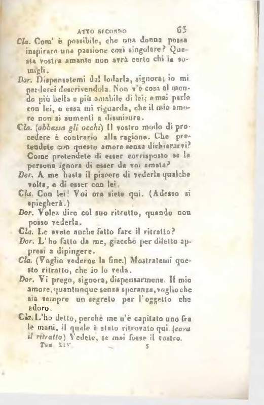 1829 : Le false confidenze [Salvatore Fabbrichesi, 1816]