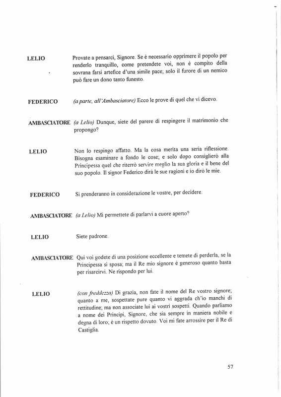1997 : Il principe travestito (Cristina Pezzoli)