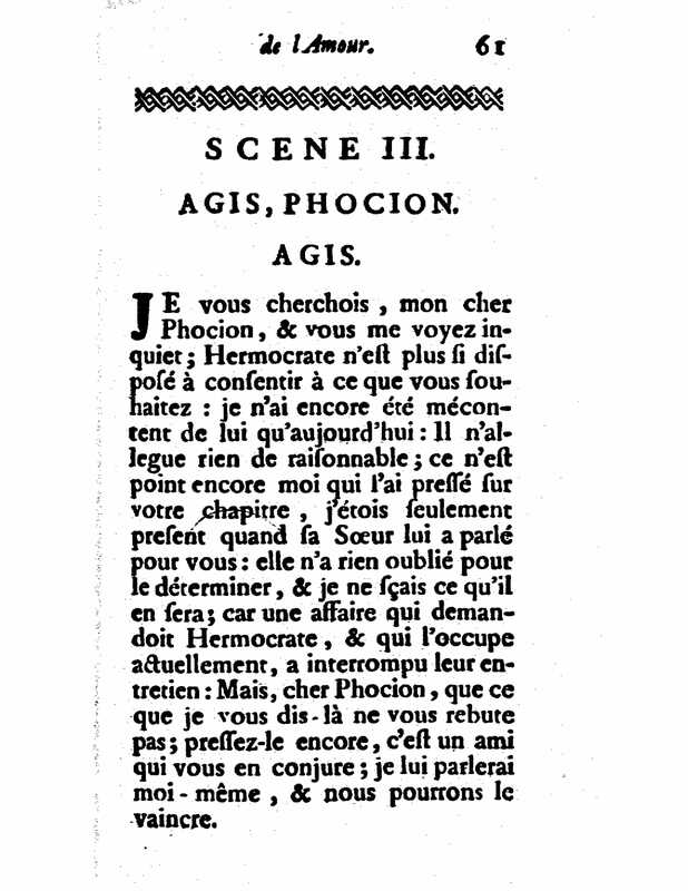 1732 : Le triomphe de l’amour