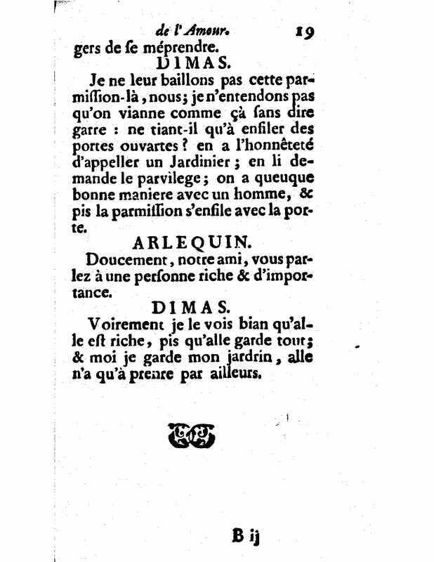 1732 : Le triomphe de l’amour