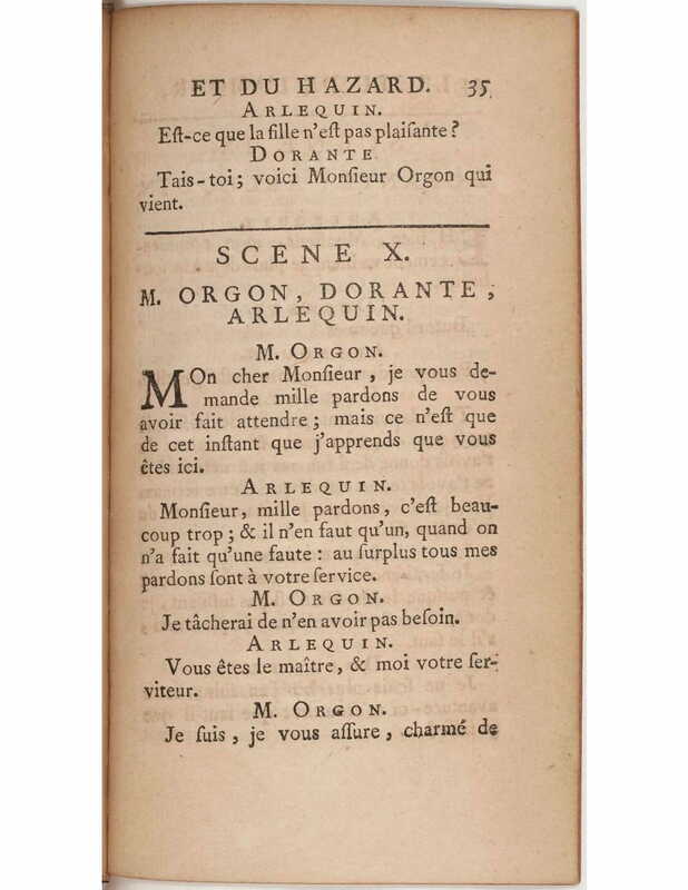 1730 : Le jeu de l’amour et du hasard