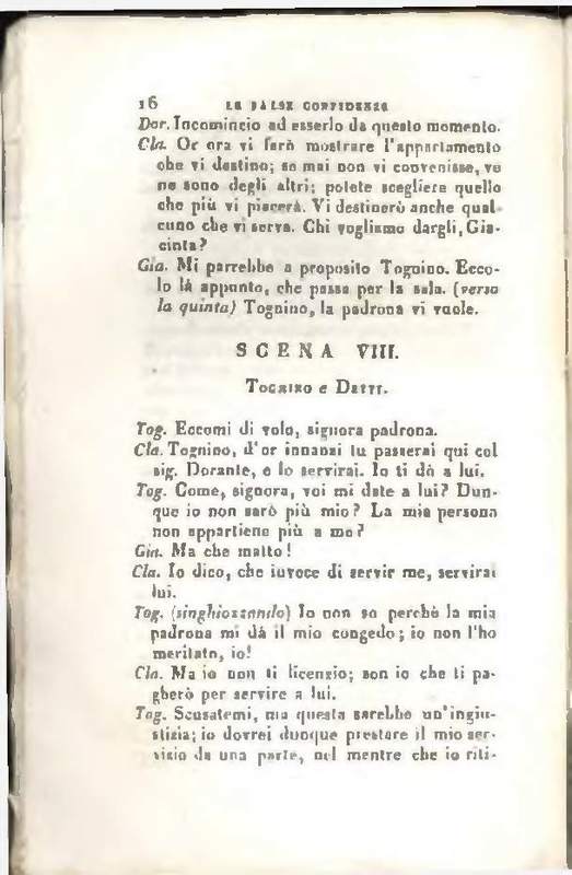 1829 : Le false confidenze [Salvatore Fabbrichesi, 1816]