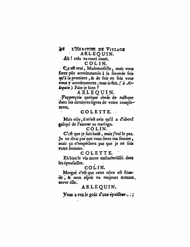 1729 : L’héritier de village