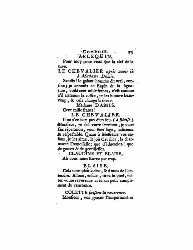 1729 : L’héritier de village