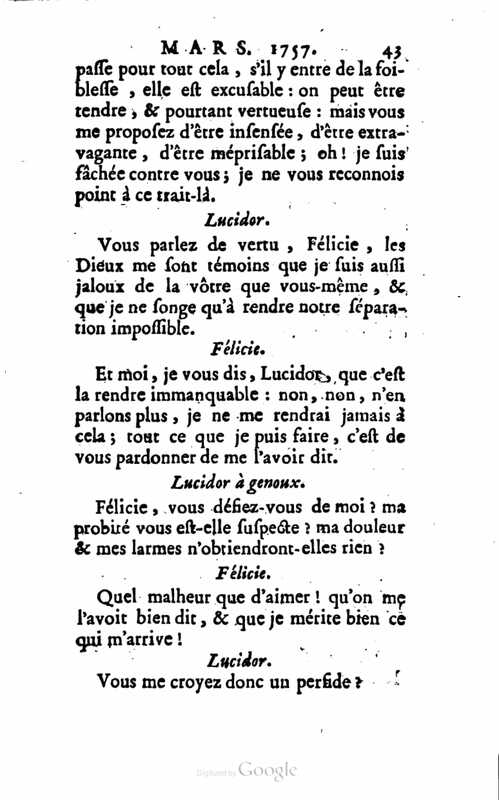 1757 : Félicie