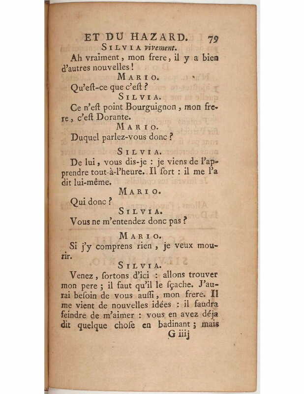 1730 : Le jeu de l’amour et du hasard