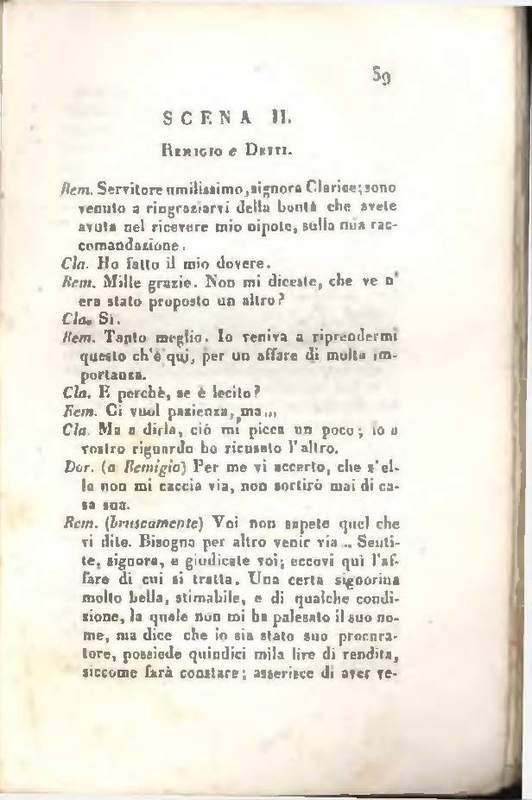 1829 : Le false confidenze [Salvatore Fabbrichesi, 1816]