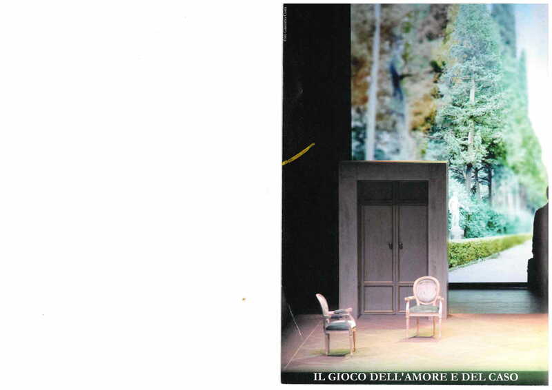 2012 : Il gioco dell’amore e del caso, Programme
