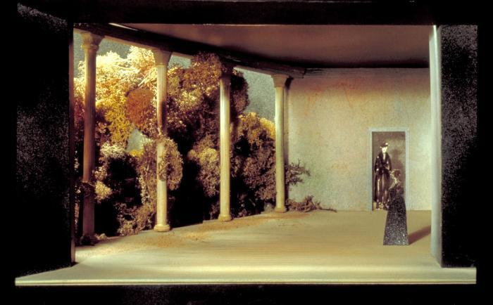 1985 : Il trionfo dell’amore, Maquette du décor