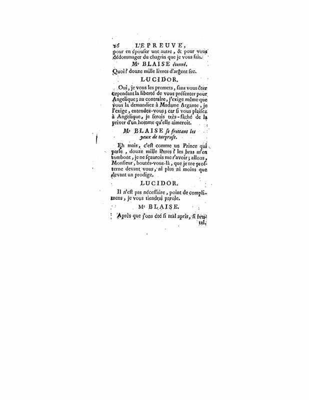 1740 : L’épreuve