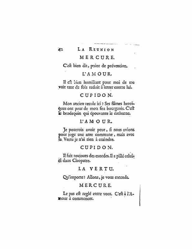 1732 : La réunion des amours