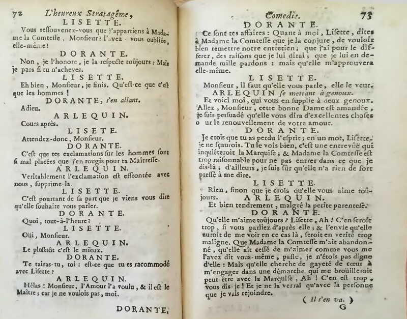 1733 : L’heureux stratagème