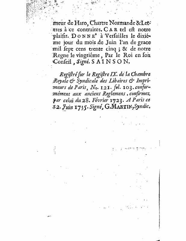 1735 : La mère confidente