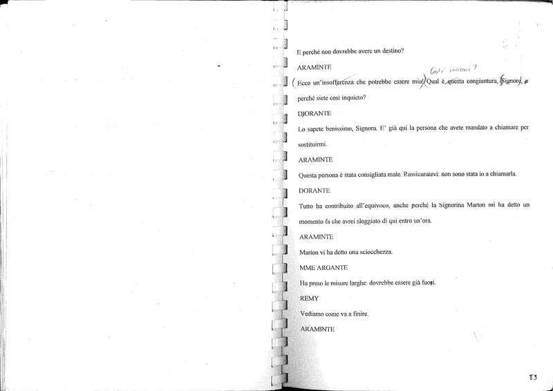 1998 : Le false confidenze (Toni Servillo)