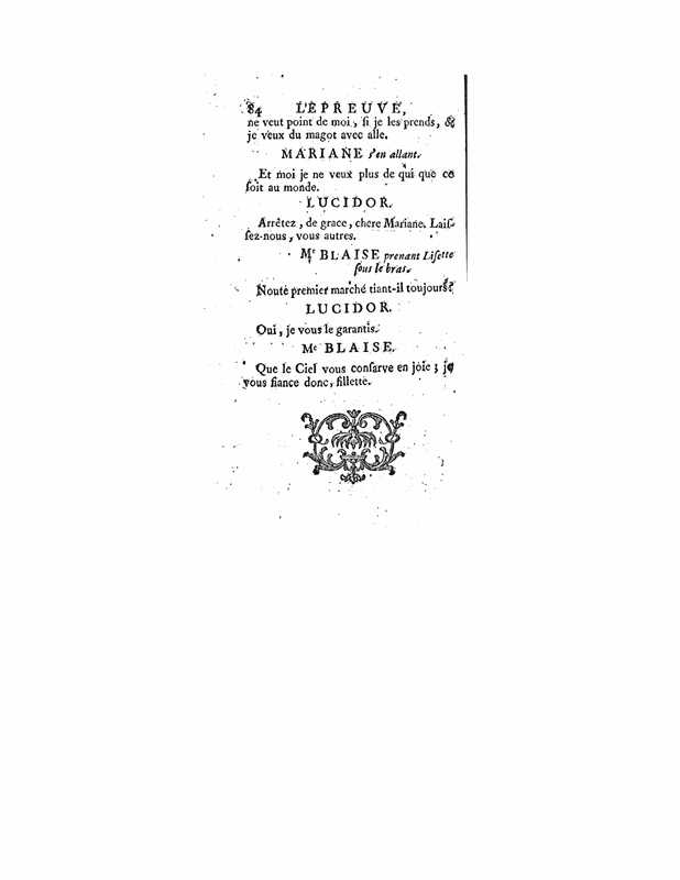 1740 : L’épreuve