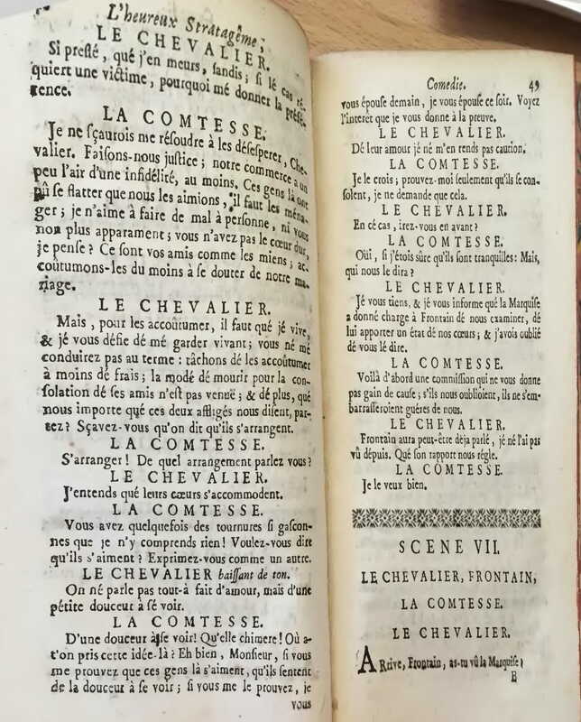 1733 : L’heureux stratagème