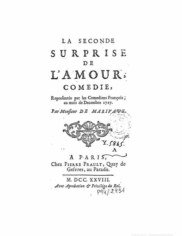 1728 : La seconde surprise de l’amour