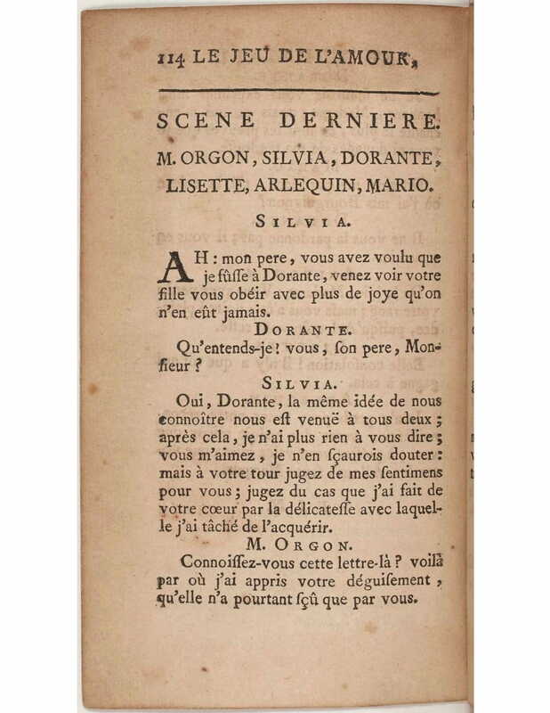 1730 : Le jeu de l’amour et du hasard