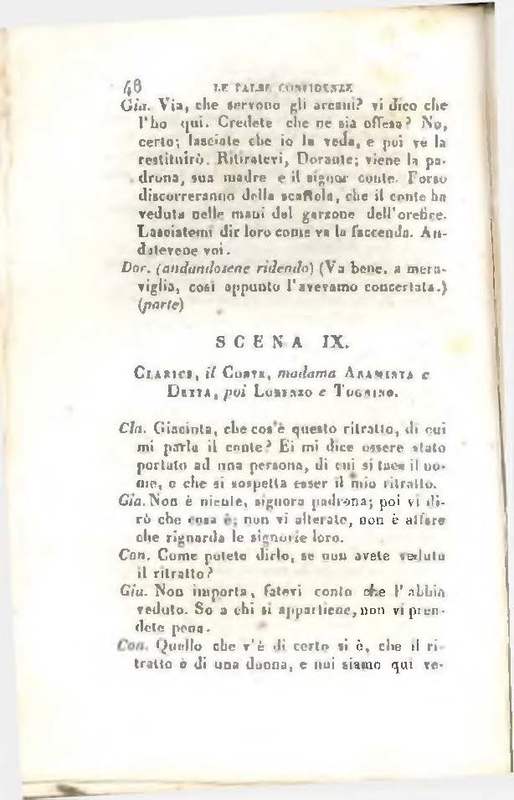 1829 : Le false confidenze [Salvatore Fabbrichesi, 1816]