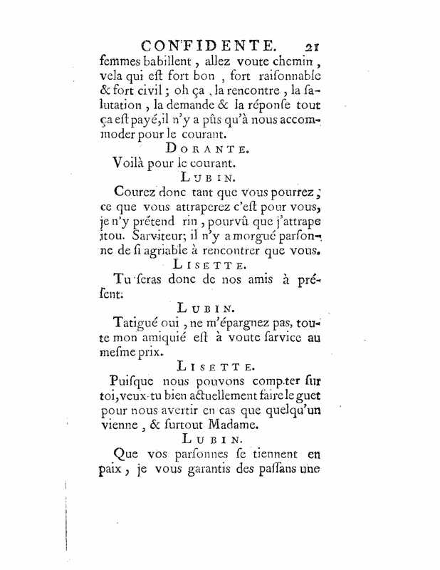 1735 : La mère confidente