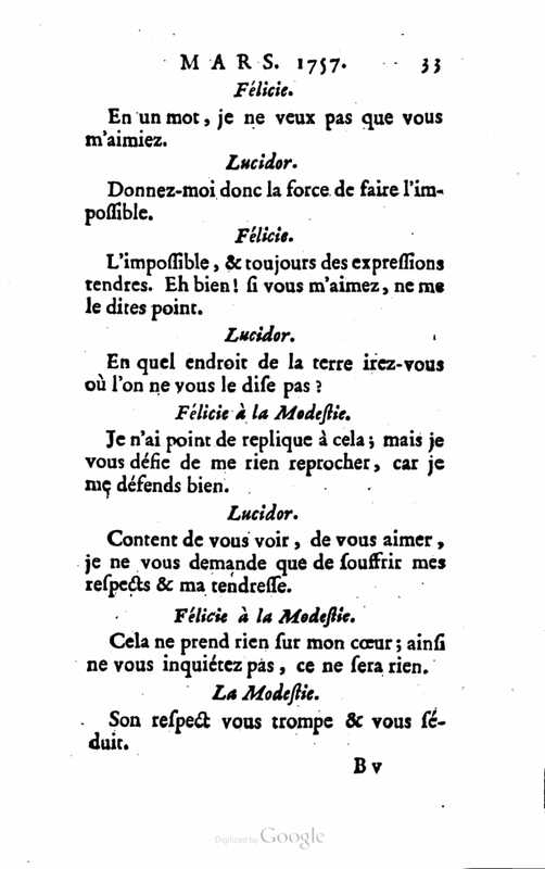 1757 : Félicie