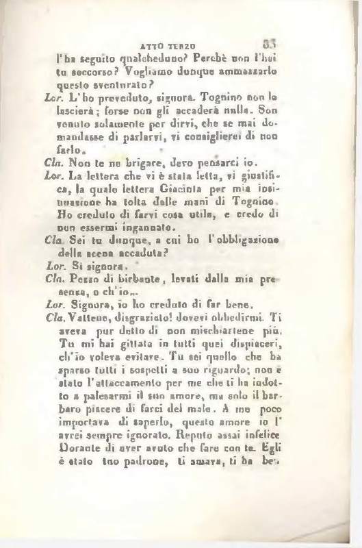 1829 : Le false confidenze [Salvatore Fabbrichesi, 1816]